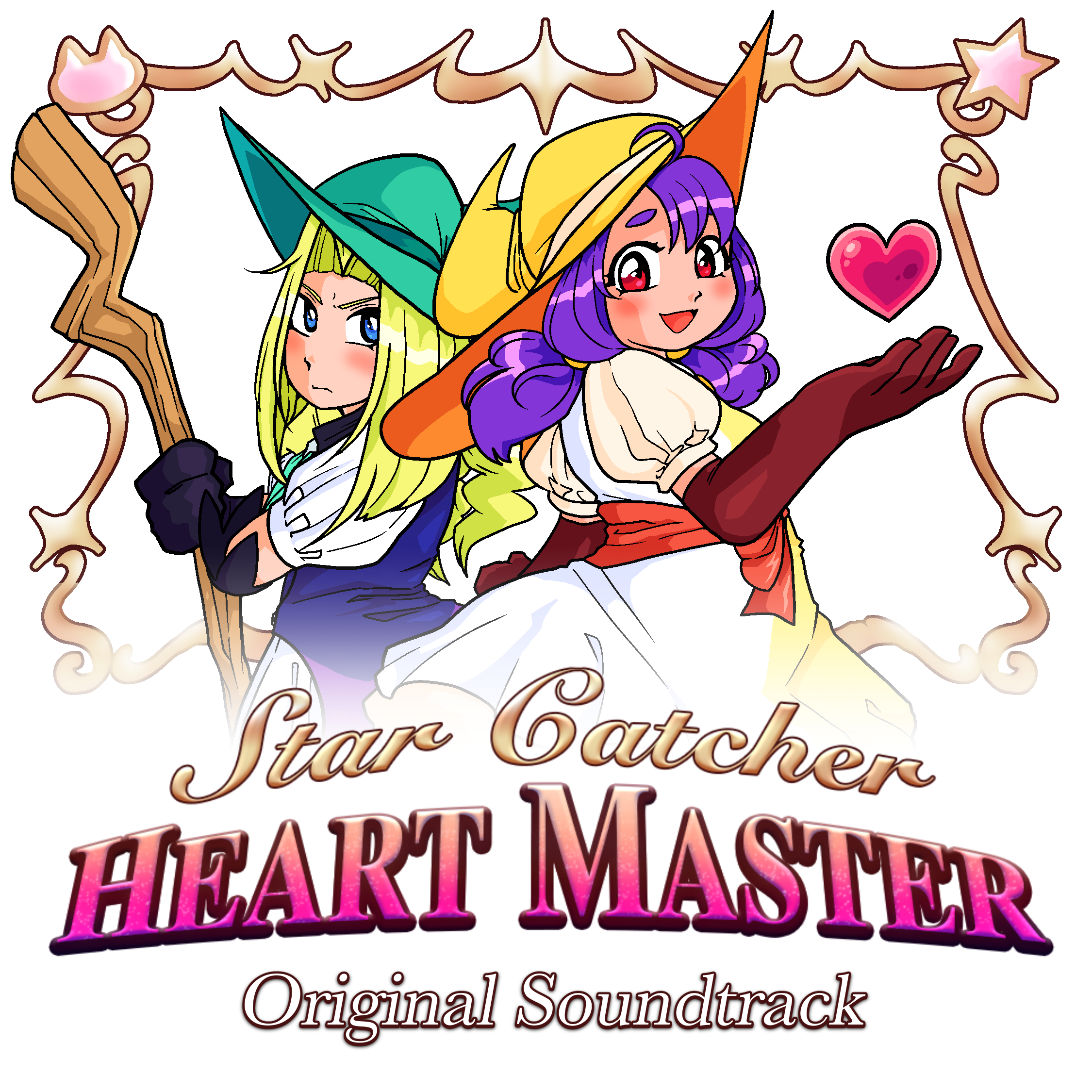 An illustration of Lucy and Marin from STAR CATCHER: HEART MASTER.